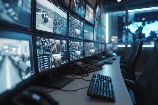 24/7 monitoring centre with live camera walls